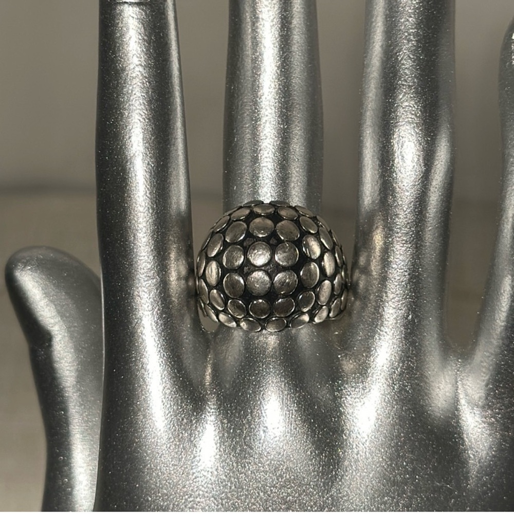 John Hardy Sterling Silver Dome Ring 
Size 8 1/4